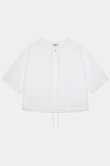 Kurzarm Bluse WHITE