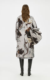 Down coat PRINT NATURE