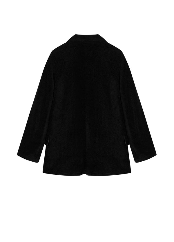 Blazer Faux fur BLACK