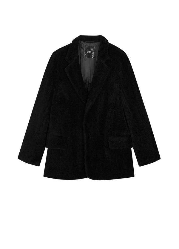 Blazer Faux fur BLACK