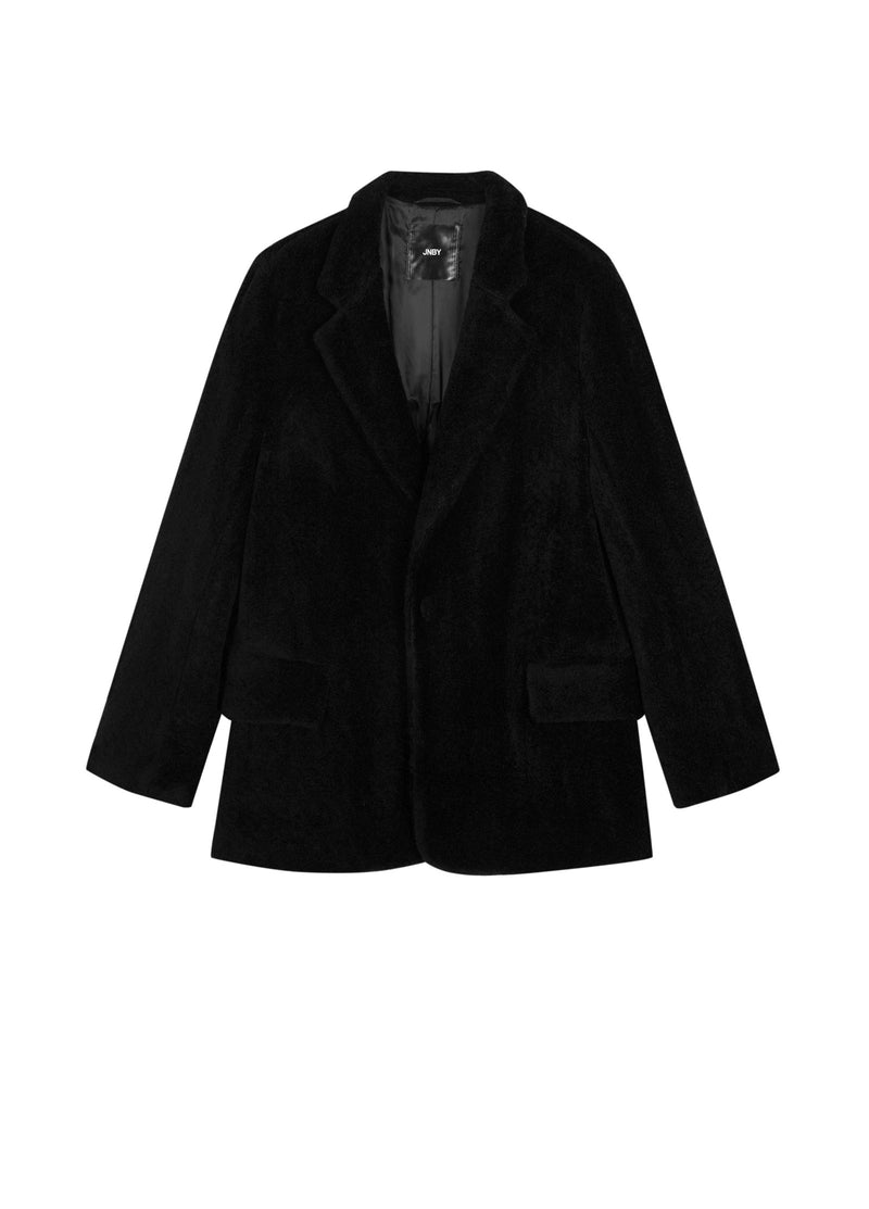 Blazer Faux fur BLACK