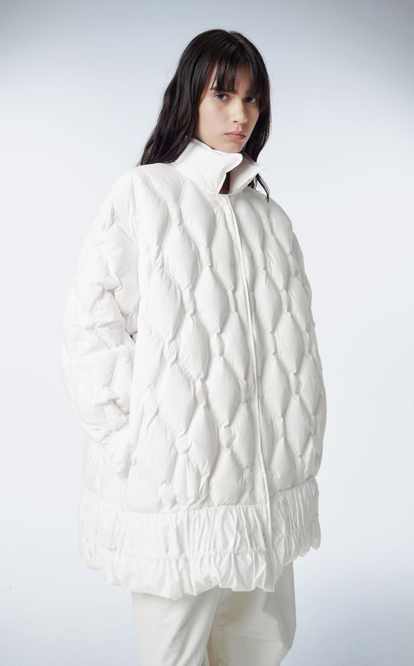 Reversibel Daunen Jacke WHITE