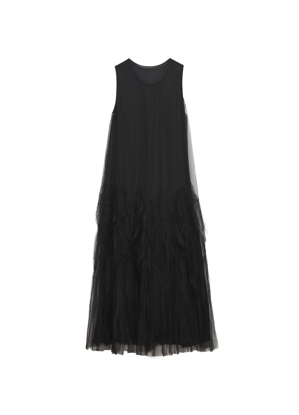 Mesh-Kleid BLACK