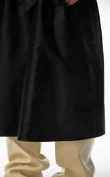 Baumwollkleid BLACK