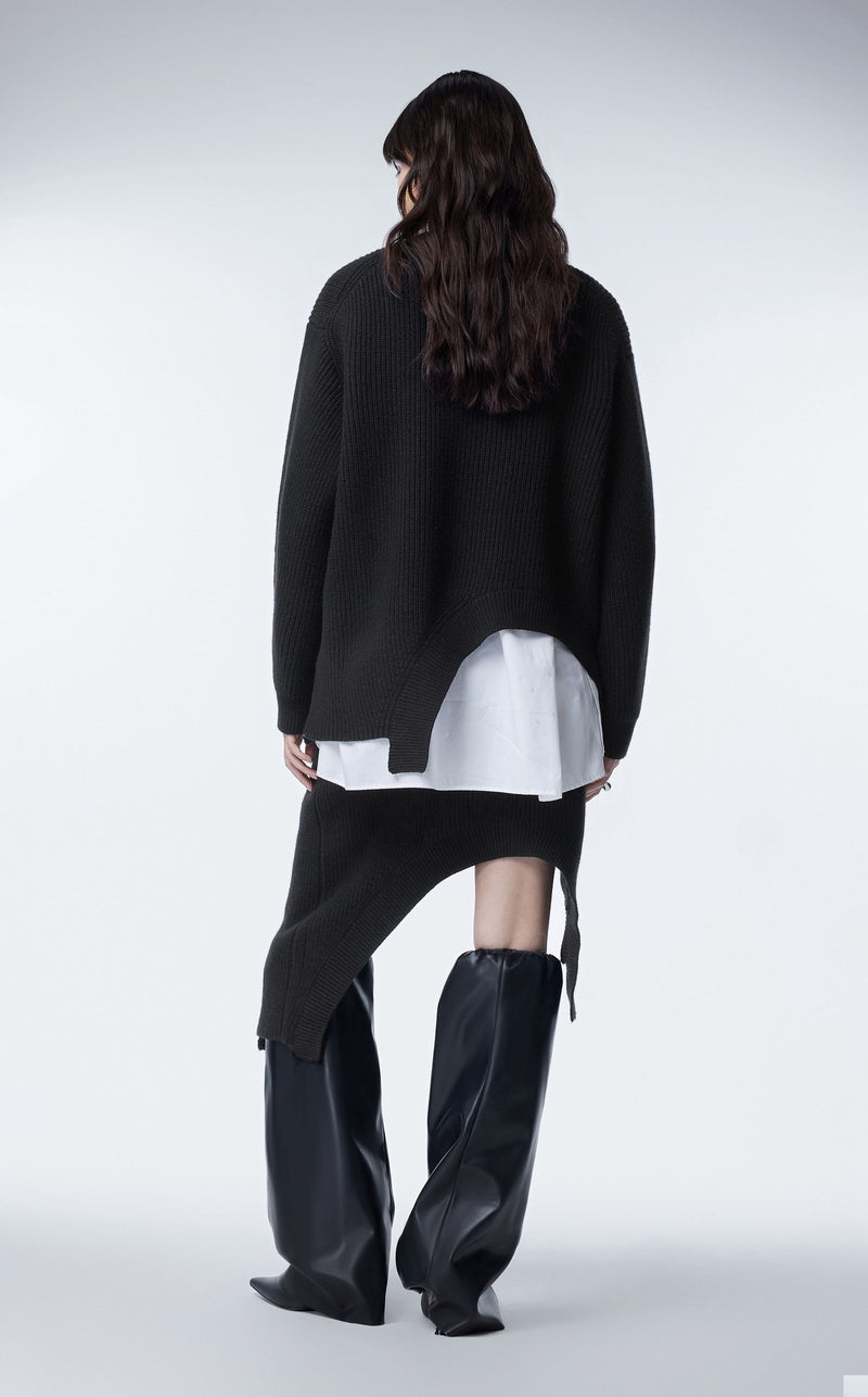 Wollsweater BLACK