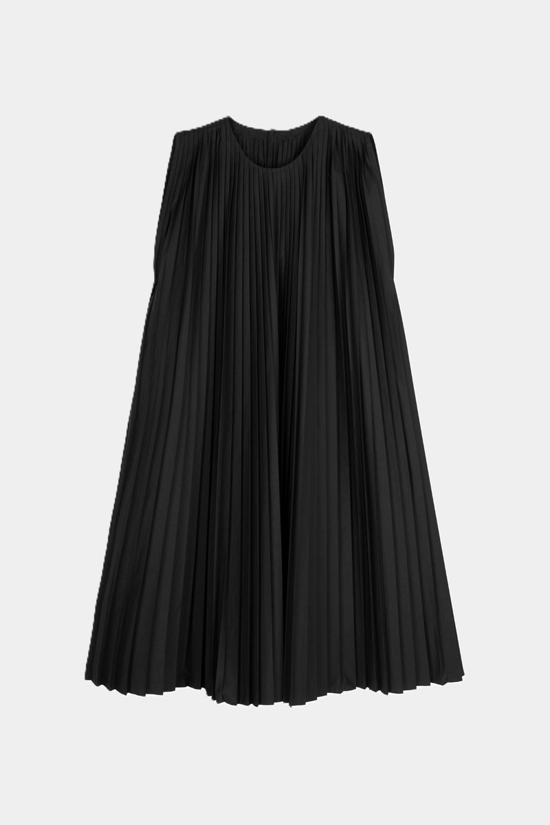 Plisseekleid BLACK