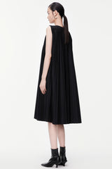 Plisseekleid BLACK