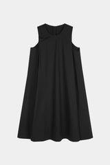 Baumwollkleid BLACK