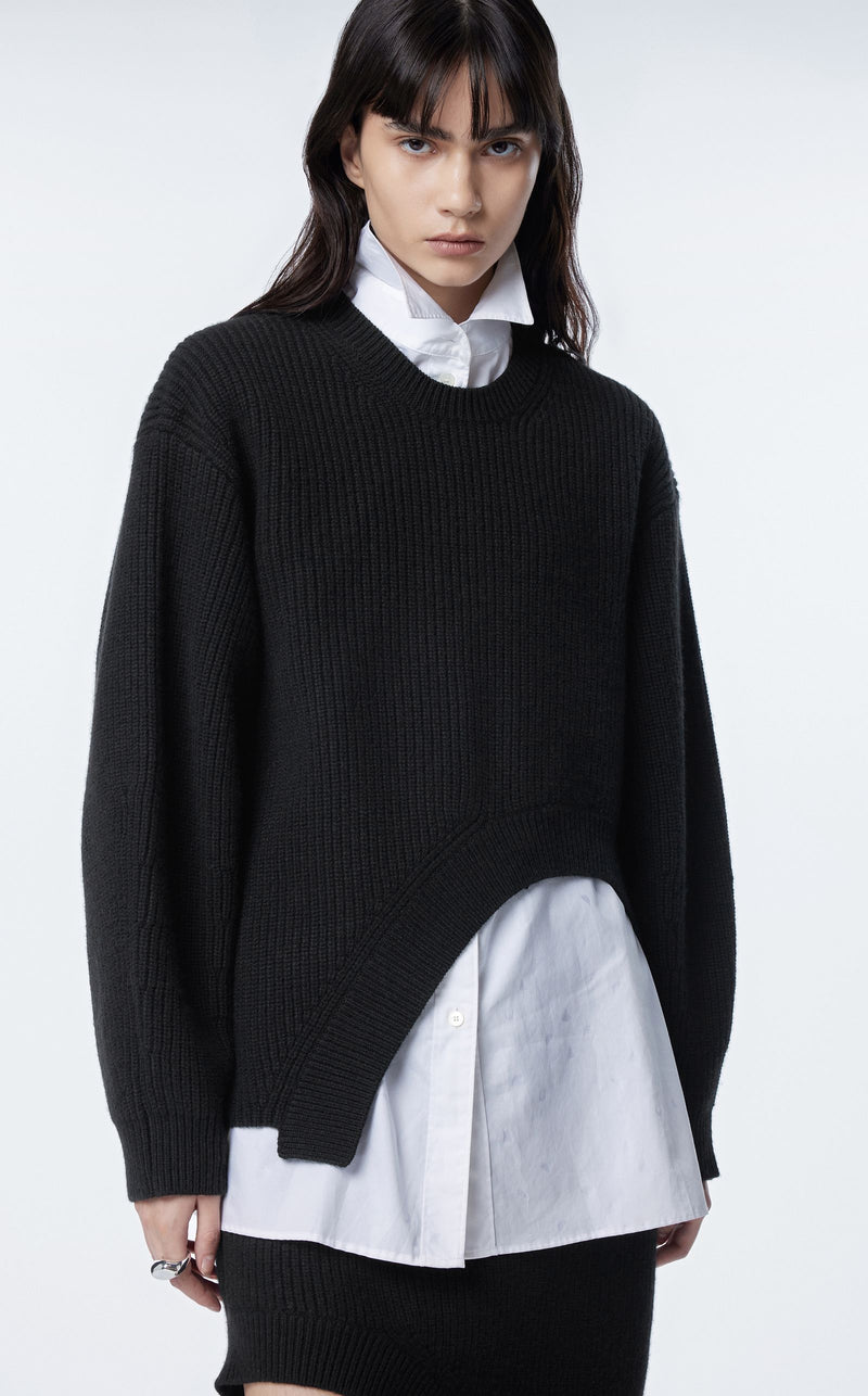 Wollsweater BLACK